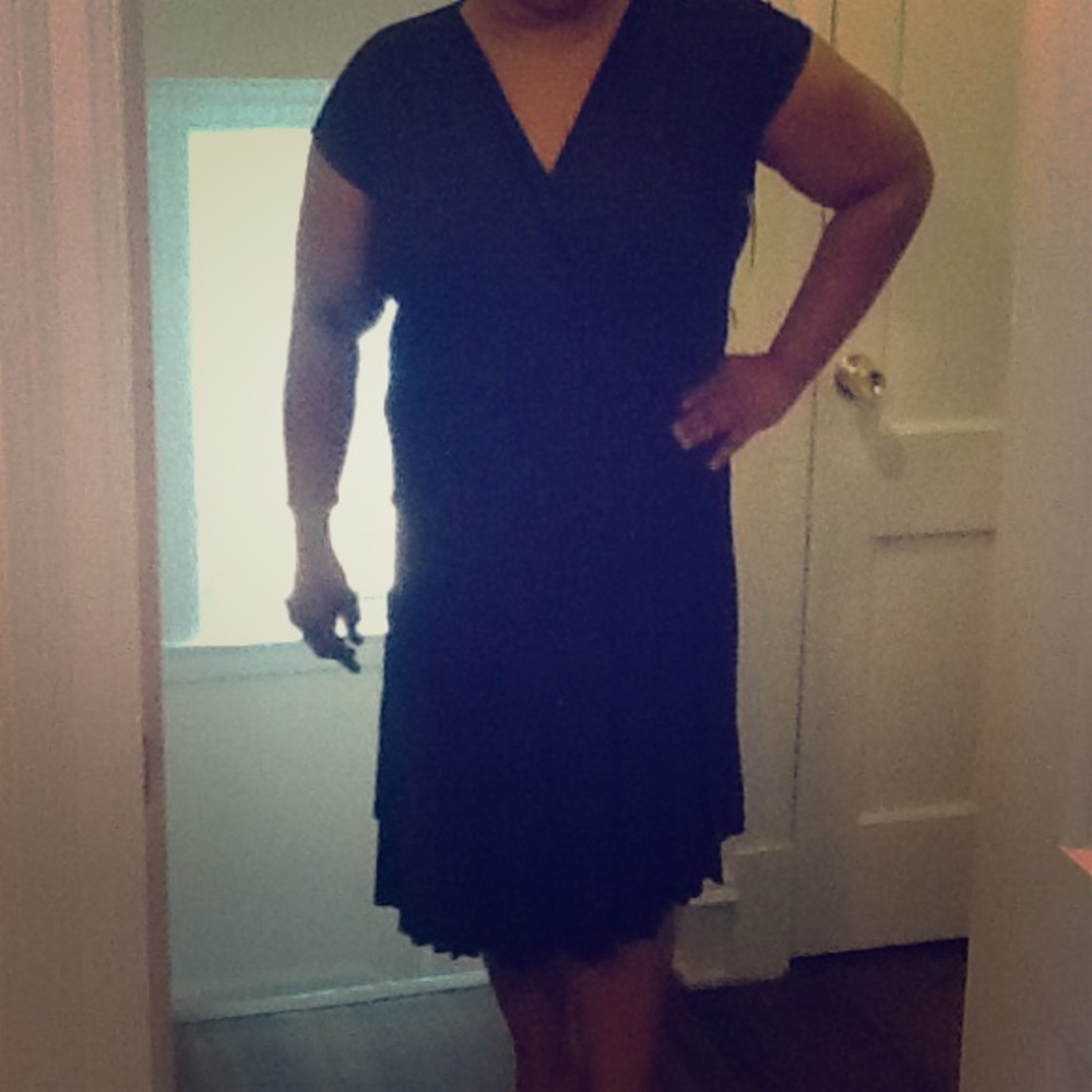 Black Fit and Flare Alfani Dress